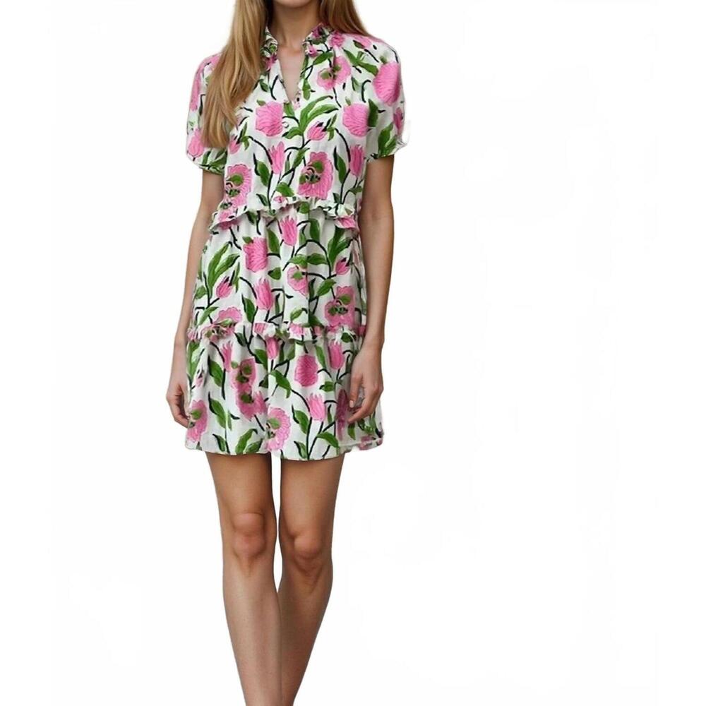 NEW KAI seaside mini dress in floral - Picture 2 of 2
